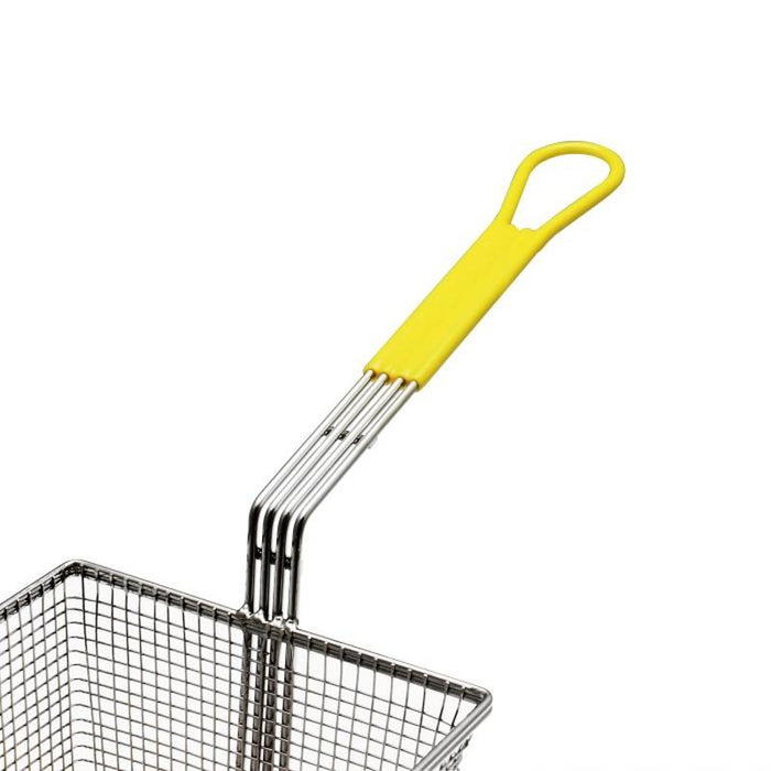 Thundergroup 17" X 8 1/4" X 6", FRY BASKET, W/ YELLOW HANDLE