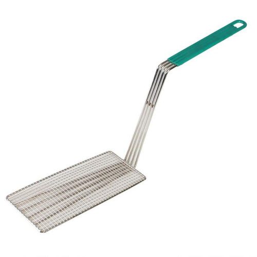 Thundergroup 4 3/4" X 10 3/4" FRY BASKET PRESS, GREEN HANDLE