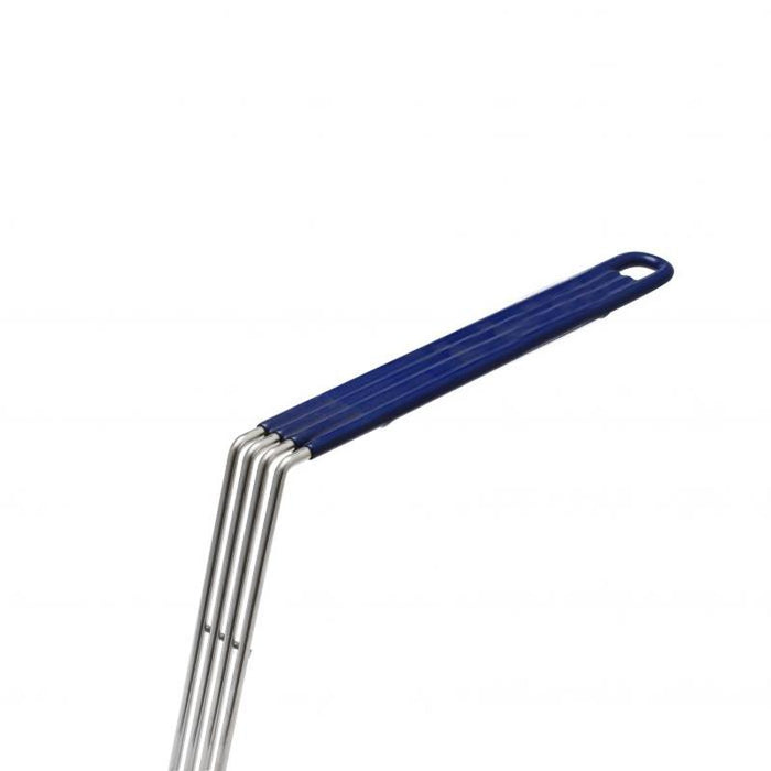 Thundergroup 5 3/4" X 14 1/2" FRY BASKET PRESS, BLUE HANDLE