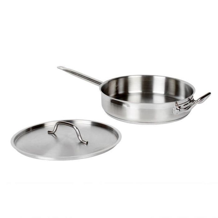 Discontinued - Thundergroup 3 QT 18/8 STAINLESS STEEL SAUTE PAN