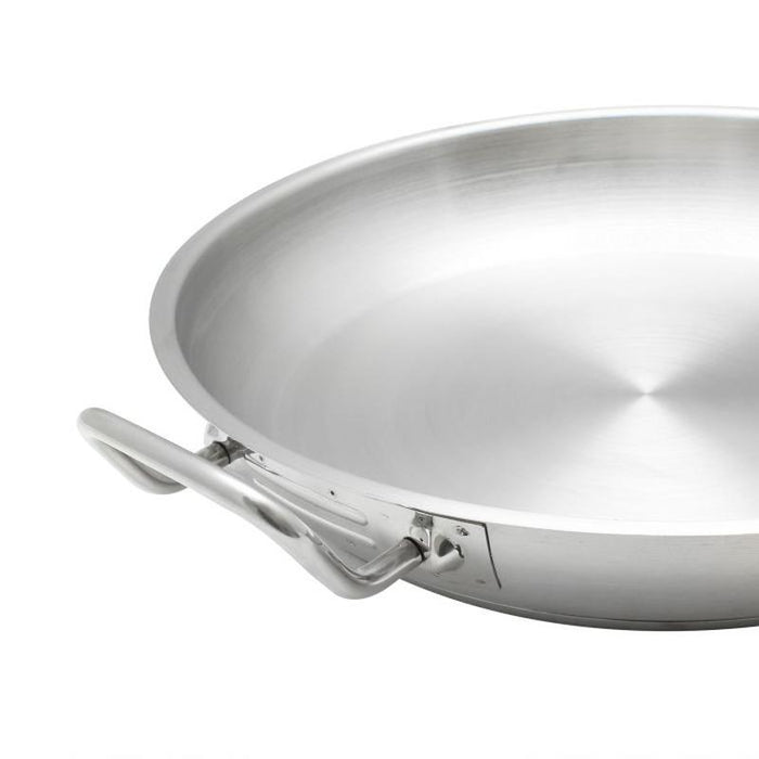 Thundergroup 14" 18/8 STAINLESS STEEL FRY PAN