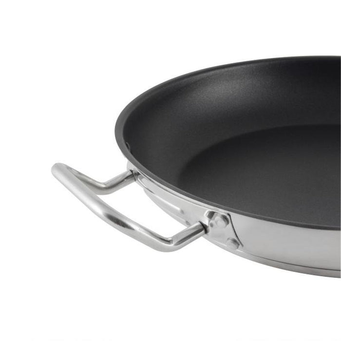 Discontinued - Thundergroup 12" 18/8 STAINLESS STEEL FRY PAN QUANTUM II