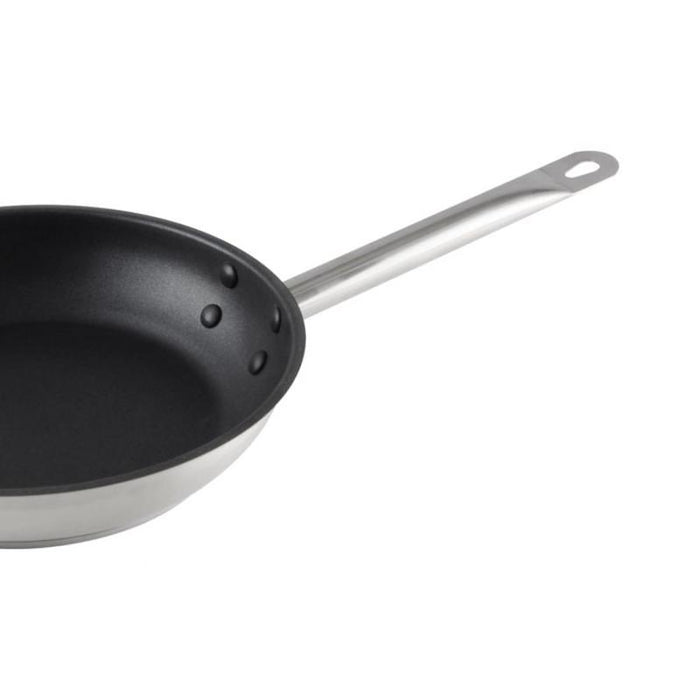Thundergroup 14" 18/8 STAINLESS STEEL FRY PAN QUANTUM II