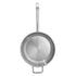 Thundergroup 12" Diameter Fry Pan, Stainless Steel, Encapsulated Base, Dishwasher Safe, Standard Electric, Gas Cooktop, Halogen & Induction Ready, Oven Safe, Heavy-Duty, NSF