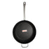 Thundergroup 12" Diameter Non-Stick Fry Pan, Stainless Steel with Quantum 2 Coating, Encapsulated Base, Dishwasher Safe, Standard Electric, Gas Cooktop, Halogen & Induction Ready, Oven Safe to 500F, Heavy-Duty, NSF