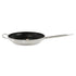 Thundergroup 12" Diameter Non-Stick Fry Pan, Stainless Steel with Quantum 2 Coating, Encapsulated Base, Dishwasher Safe, Standard Electric, Gas Cooktop, Halogen & Induction Ready, Oven Safe to 500F, Heavy-Duty, NSF