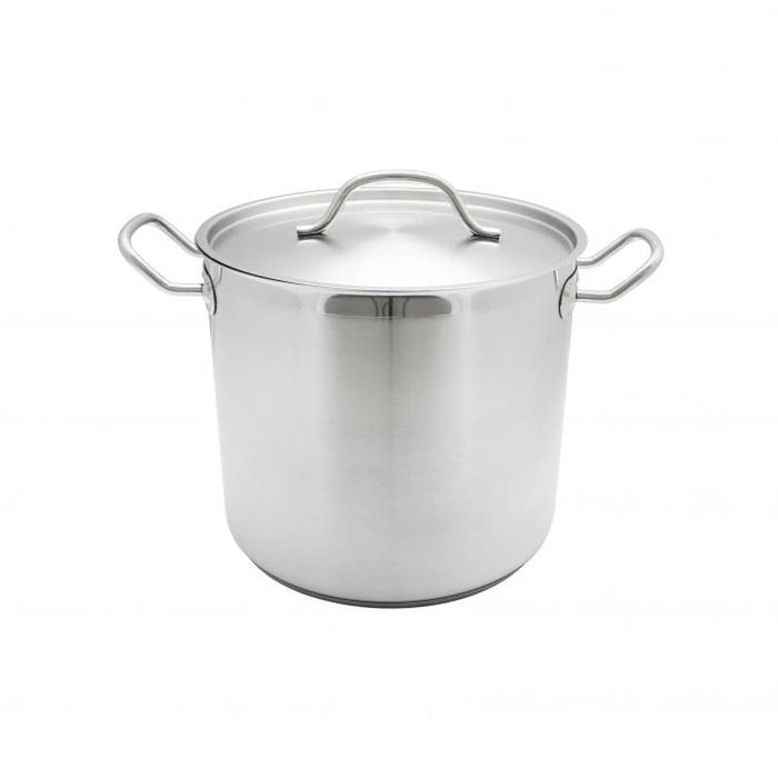 Thundergroup 16 QT 18/8 STAINLESS STOCK POT W/ LID