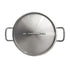 Thundergroup 12 qt, 11-5/8" Diameter Stock Pot with Lid, Stainless Steel, Encapsulated Base, Dishwasher Safe, Standard Electric, Gas Cooktop, Halogen & Induction Ready, Oven Safe, Heavy-Duty, NSF