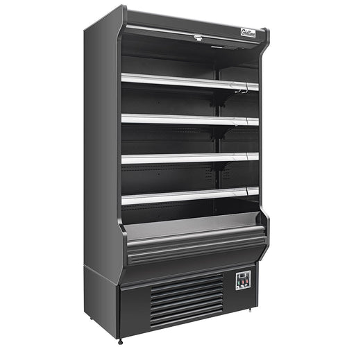 Coldline SOCD-51-B 52-inch deep black open-air refrigerated merchandiser