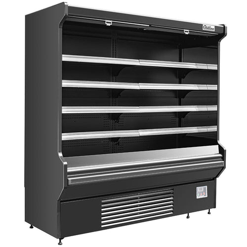 Coldline SOCD-76-B 76-inch deep black open-air refrigerated merchandiser