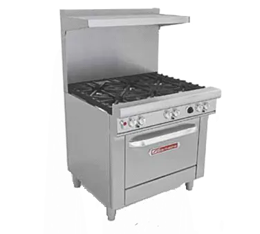 Southbend Restaurant Gas Range, with 6 Burners and Convection oven - 230,000 BTU – 4361A