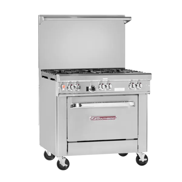Southbend Restaurant Gas Range, with 2 Burners (1) 24" Griddle and Convection oven - 134,000 BTU – 4362A-2GL