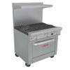 Southbend Restaurant Gas Range, with 2 Burners (1) 24" Griddle and Standard Oven - 147,000 BTU – 4362D-2TR