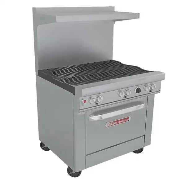 Southbend Restaurant Gas Range, with 2 Burners (1) 24" Griddle and Standard Oven - 147,000 BTU – 4362D-2TR