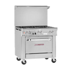 Southbend Restaurant Gas Range, with 4 Burners (1) 12" Griddle and Convection oven - 182,000 BTU – 4363A-1G