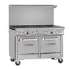 Southbend Restaurant Gas Range, 48" W with 8 (2) Space Saver Ovens (1) 36" Griddle Right and Manual Controls, - 220,000 BTU – 4481EE-3GR