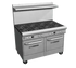 Southbend Restaurant Gas Range, 48" W with 8 (1) Standard Oven & (1) Cabinet Base (1) 36" Griddle Right and Manual Controls, - 175,000 BTU – 4484DC-3GR
