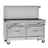 Southbend Restaurant Gas Range, 60" W with 6 Burners (1) 24" Charbroiler and (2) Convection Ovens - 326,000 BTU – 4601AA-2CL