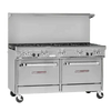Southbend Restaurant Gas Range, 60" W with 9 Burners and (2) Cabinet Bases - 311,000 BTU – 4601CC-6L
