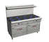 Southbend Restaurant Gas Range, 60" W with 9 Burners and (2) Standard Ovens - 401,000 BTU – 4601DD-5R