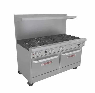 Southbend Restaurant Gas Range, 60" W with 9 Burners and (2) Standard Ovens - 401,000 BTU – 4601DD-6L