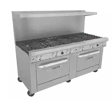 Southbend Restaurant Gas Range, 72" W with 12 Burners and (2) Convection Ovens - 460,000 BTU – 4721AA