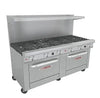 Southbend Restaurant Gas Range, 72" W with 11 Burners and (2) Standard Ovens - 467,000 BTU – 4721DD-5R