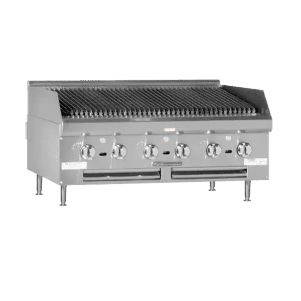 Southbend  Heavy Duty Counterline, Gas, 48″, Charbroiler, Lava Rocks – Natural Gas, 160000 Total BTU - HDCL-48
