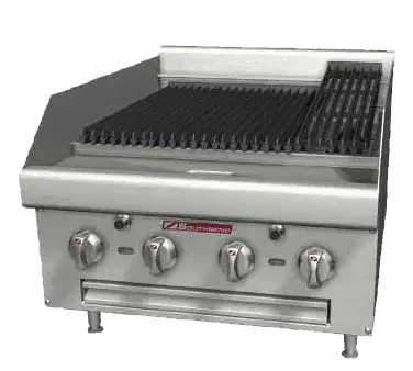 Southbend  Heavy Duty Counterline, Gas, 48″, Charbroiler, Lava Rocks – Liquid Propane, 160000 Total BTU - HDCL-48
