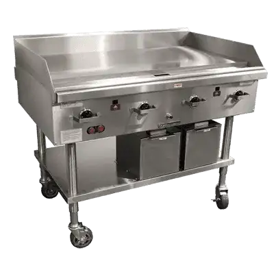 Southbend High Volume 36'' Countertop Gas Griddle with Thermostatic Controls - 90,000 BTU - HDG-36V