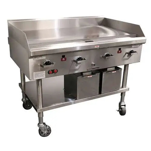 Southbend High Volume 48'' Countertop Gas Griddle with Thermostatic Controls - 120,000 BTU - HDG-48V