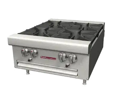 Southbend 8 Burner Countertop Gas Hotplate / Range with Manual Controls - 33,000 BTU - HDO-48