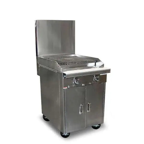 Southbend Platinum Sectional, Gas, 24″, 24″ Charbroiler, Cabinet Base – Natural Gas, 64000 Total BTU - P24C-CC