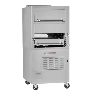 Southbend 32″ Sectional Match Infrared Broiler Gas Single Deck With Warming Oven And Convection Oven Base – Natural Gas, 149000 Total BTU – P32A-171