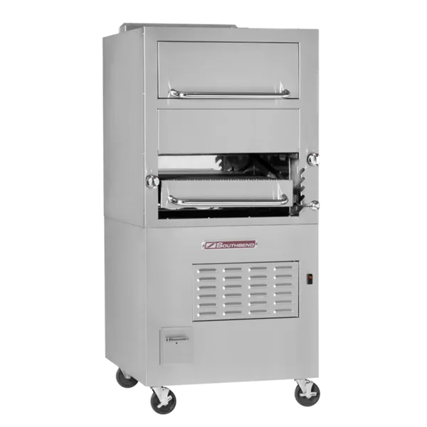 Southbend 32″ Sectional Match Infrared Broiler Gas Single Deck With Warming Oven And Convection Oven Base – Natural Gas, 149000 Total BTU – P32A-171