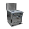 Southbend Platinum Sectional, Gas, 32″, 6 Non-Clog Burners, Convection Oven – Natural Gas, 255000 Total BTU - P32A-BBB