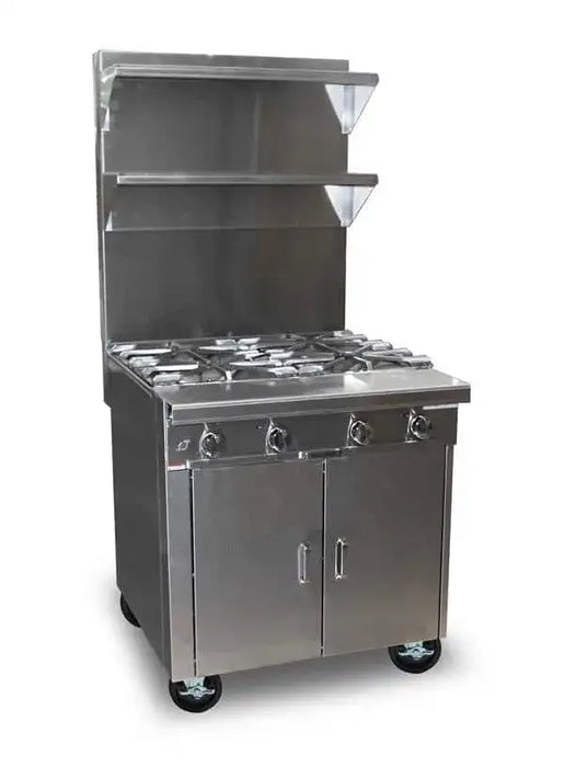 Southbend Platinum Sectional, Gas, 32″, 4 Pyromax Burners, Cabinet Base – Natural Gas, 180000 Total BTU - P32C-XX