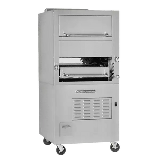 Southbend 32″ Sectional Match Infrared Broiler Gas Single Deck With Warming Oven And Standard Oven Base – Natural Gas, 149000 Total BTU – P32D-171