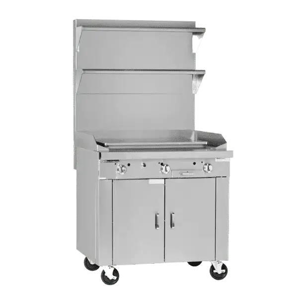 Southbend Commercial Range, 36" W with (1) 29-3/4" Plancha Top and Cabinet Base - 48,000 BTU - P36C-PPP