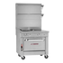 Southbend Commercial Range, 36" W with 2 Burners (1) 24" Charbroiler and Standard Oven - 179,000 BTU – P36D-BCC