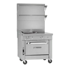 Southbend Platinum Sectional, Gas, 36″, Grad, Standard Oven Base – Natural Gas, 107000 Total BTU - P36D-GRAD