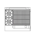 Southbend Commercial Range, 36" W with 2 Burners (1) 24" Griddle and Modular Base - 134,000 BTU – P36N-BCC