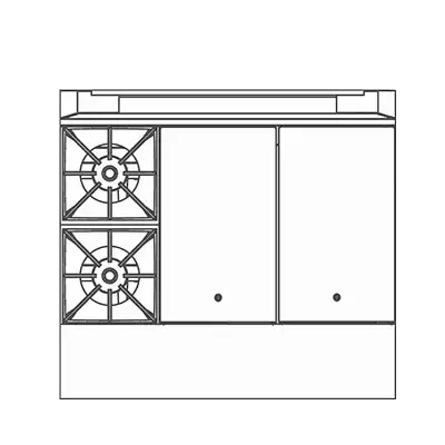 Southbend Platinum Sectional, Gas, 36″, 2 Non-Clog Burners, Hot Top Modular – Natural Gas, 134000 Total BTU – P36N-BHH