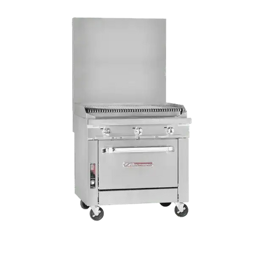 Southbend Commercial Range, 36" W with (1) 36" Charbroiler and Modular Base - 96,000 BTU - P36N-CCC
