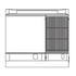 Southbend Commercial Range, 36" W with (1) 24" Griddle & (1) 12" Charbroiler and Modular Base - 96,000 BTU – P36N-GGC