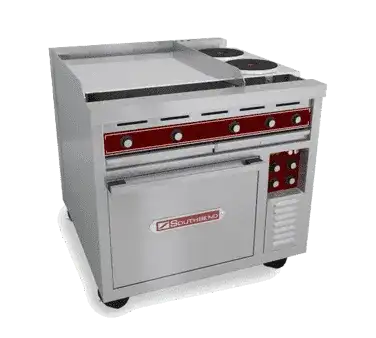 Southbend Electric Range, Electric, 36″, 36″ Thermostatic Griddle, Standard Oven Base – SE36D-TTT