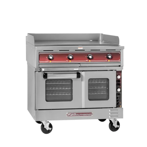 Southbend Electric Range, Electric, 36″, 36″ Thermostatic Griddle, Truvection Oven Base – SE36T-TTT