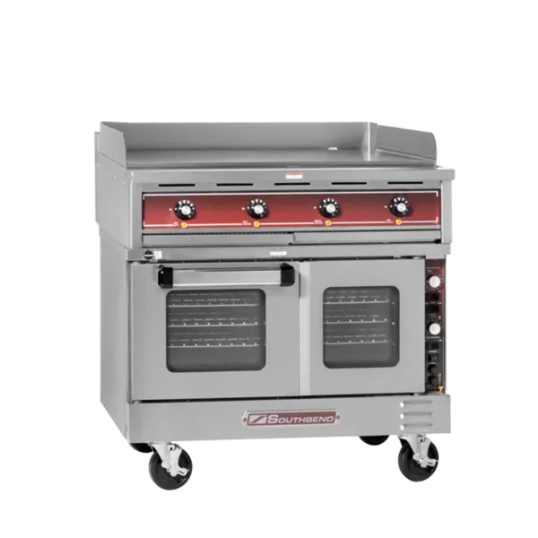 Southbend Electric Range, Electric, 36″, 36″ Thermostatic Griddle, Truvection Oven Base – SE36T-TTT