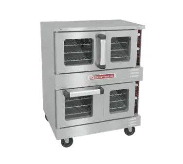 Southbend TV-Series Low Profile Gas Convection Oven Double Deck With Standard Controls – Natural Gas, 104000 Total BTU - TVGS/22SC