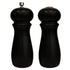 Salt Shaker & Pepper Grinder, Rubberwood with Black Matte Finish, 2-Piece Set by Winco - Available in Different Models
